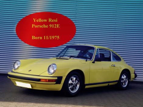 Yellow Resi — Porsche 912E, Bj. 1975